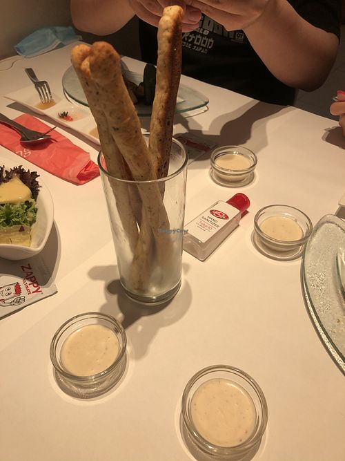 Rosemary bread stick with sweet jam at Sufood 舒果 in Central Singapore