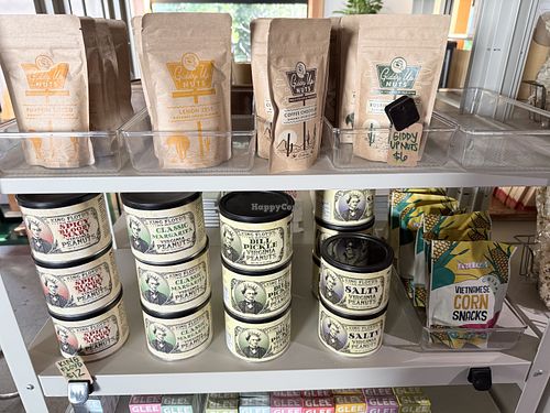 Flavored peanuts   at Pump Espresso Bar in Lagunitas-forest Knolls