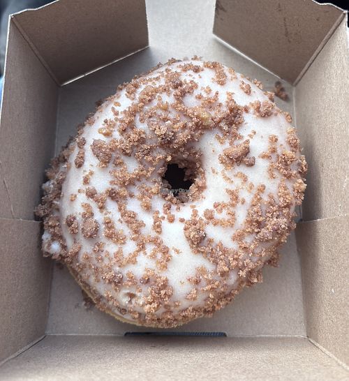 vegan apple crumb donut   at The Salty in Orlando