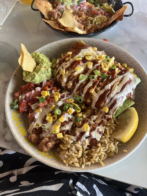Vegan enchiladaas  at Hecho en Mexico Kingston in Kingston