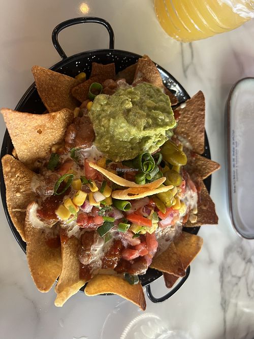 Vegan nachos  at Hecho en Mexico Kingston in Kingston