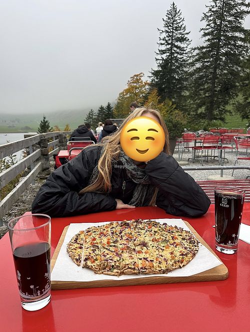 Aussicht  at Berggasthaus Seealpsee in Appenzell Innerrhoden