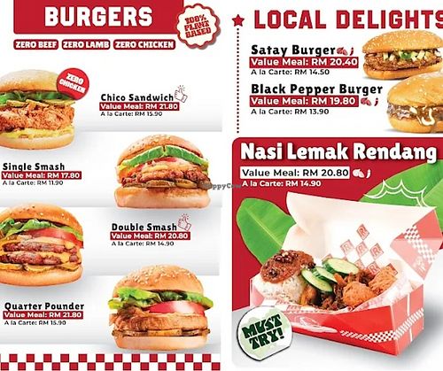 Menu featuring the mains. at Rightside Fast Food @ Kota Damansara in Selangor