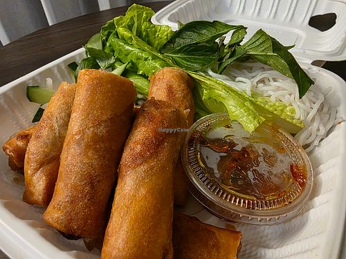 Spring Rolls with Basil, Lettuce and Noodles. at Viet808 in Honolulu