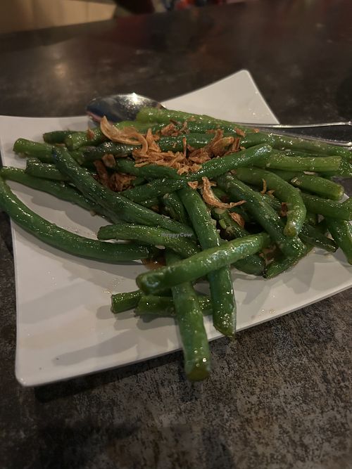 Garlic Green Beans   at Manao Thai Street Eats in Seattle