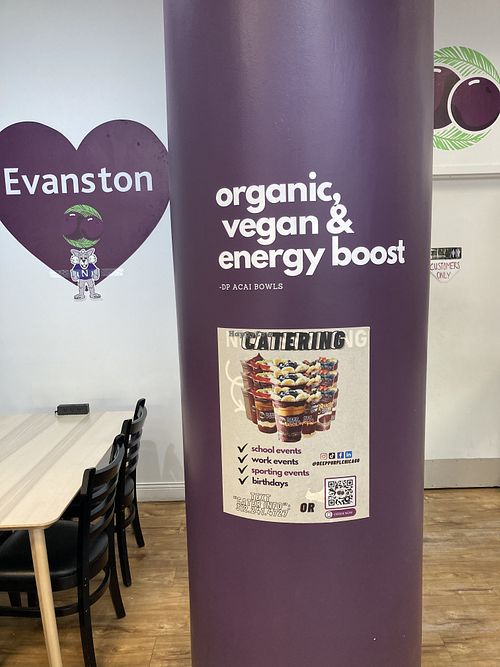 Sign in store  at Deep Purpl in Illinois