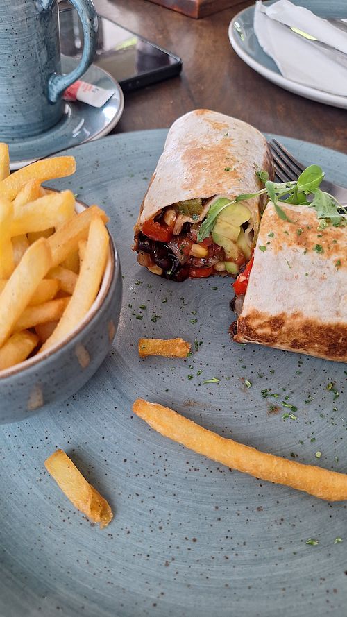 Mexican wrap at Cafe Mayfair  in Durban