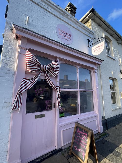Brown sugar is a very cute tea shop in long melford   at Brown Sugar Hall Street Long Melford in Sudbury