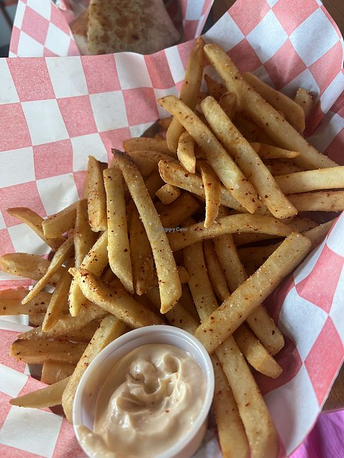 Final Fries 🍟 & Vegan Chili Aioli   at The Final Girl  in Kenosha