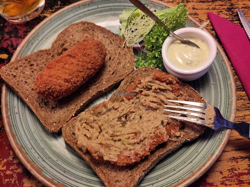 Vegan croquettes at Eetcafé De Waal in Zuid-holland