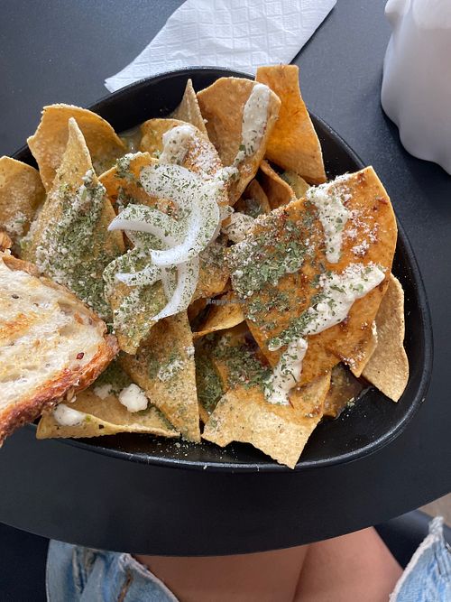Chilaquiles😄 at Fantasma Brew Bar in Mexico City