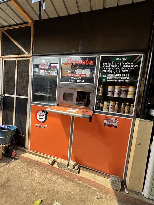 The venue frontal   at VeganPoT Restaurant in Accra