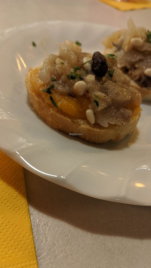 Zucca in saor at Saòr in Lombardia