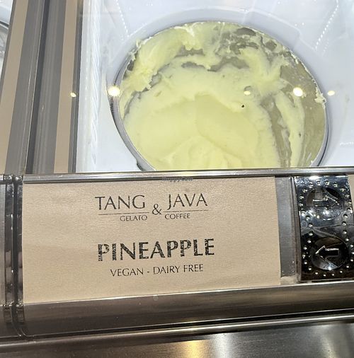 Vegan gelato flavor   at Tang and Java in Los Angeles