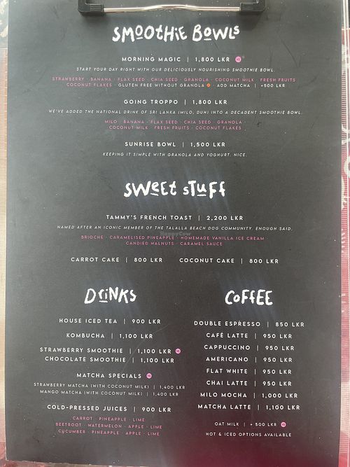 Menu - 2026/02  at Mutts by WECare in Kottegoda