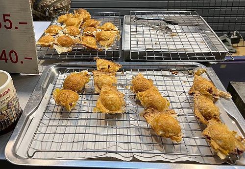 Khanom khrok at Khanom khrok - Traditional Thai coconut-rice pancakes in Chang Wat Chiang Mai