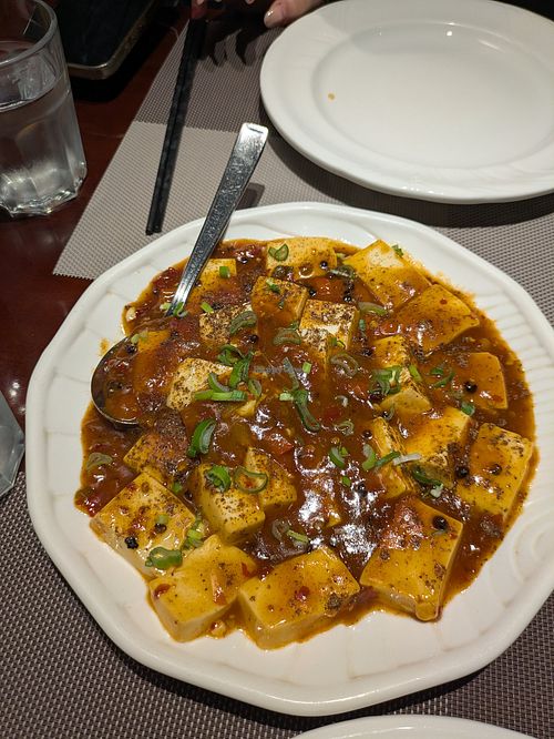 Mapo Tofu (listed as tofu con salsa piccante) at La Muraglia Chuanchao in Campania