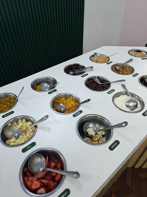 Some of the toppings to choose from at Dolce in Sucre