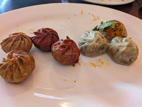 Momos, a plate of 20, but they were so good we didn't wait for the photo. at Everest Cuisine Ottawa in Ottawa