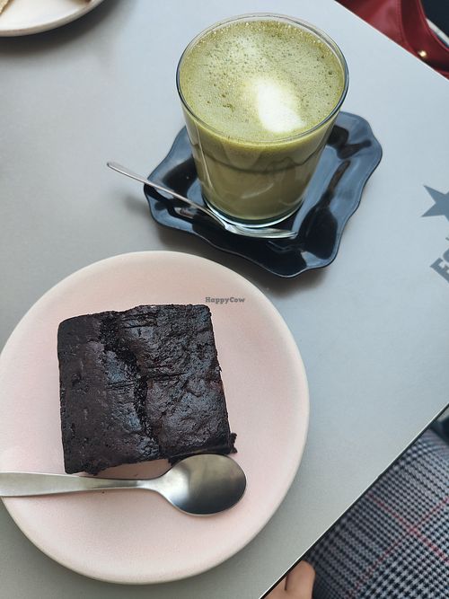 Brownie vegano at El Secret Cafeteria i Pastisseria in Catalunya