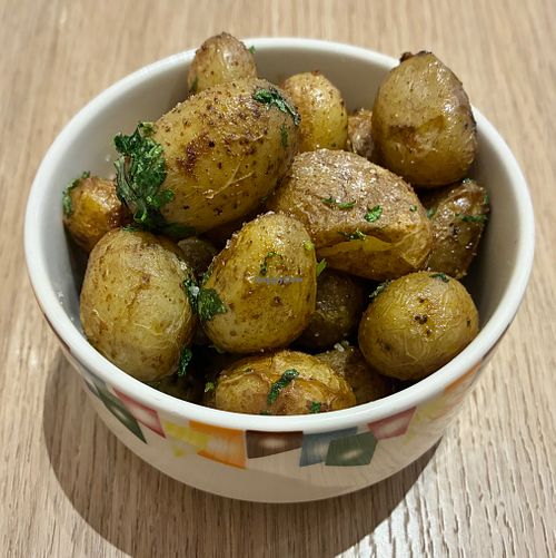 Herb roasted new potatoes  at Kaleidoscope in Dubai
