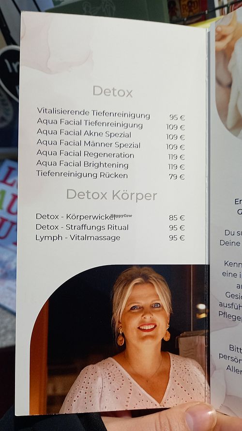 price list detox at Luv & Lee Hautmanufaktur in Augsburg
