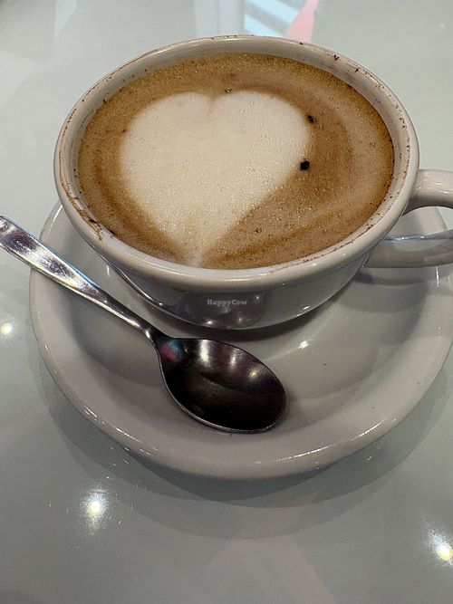 cappuccino com leite vegetal   at Cafe L'amour in Fortaleza