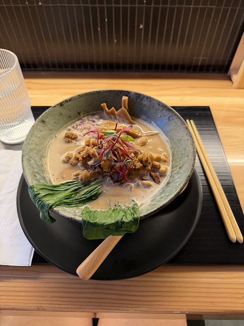 Vegan Tantanmen  at Mensho Ramen in Glendale