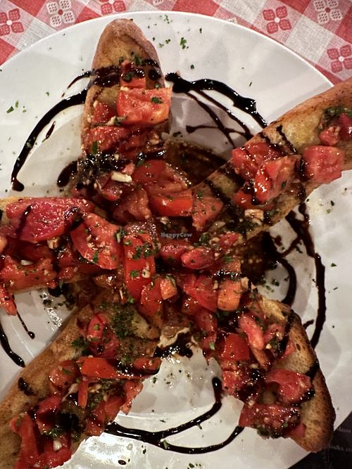 Bruschetta no cheese.   at Taso Italiano in New Port Richey