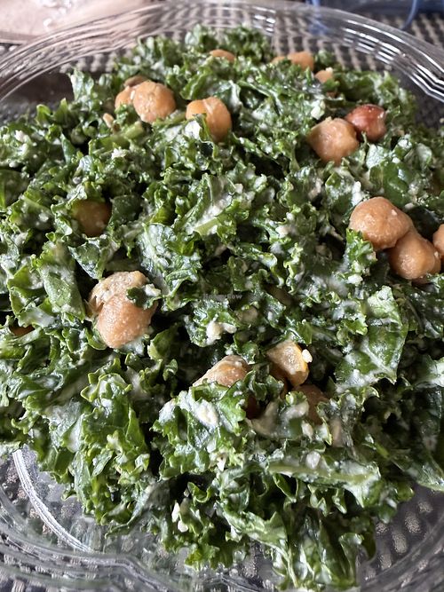 Kale saladd  at Lulu's Organic Juice Bar Wantagh in Wantagh