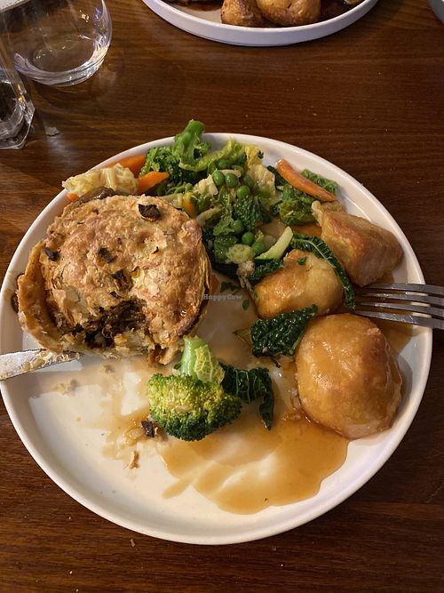 Jackfruit pie  at The Wildmoor Oak in Bromsgrove