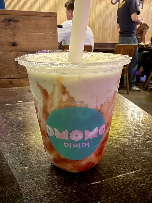   at OMOMO Korean Street Food + Bubble Tea in Sheffield