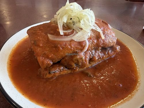 Torta with mushrooms   at Quiote in Petaluma