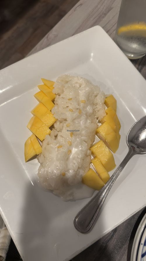 Mango sticky rice   at Mani Thai Cuisine in Manteca