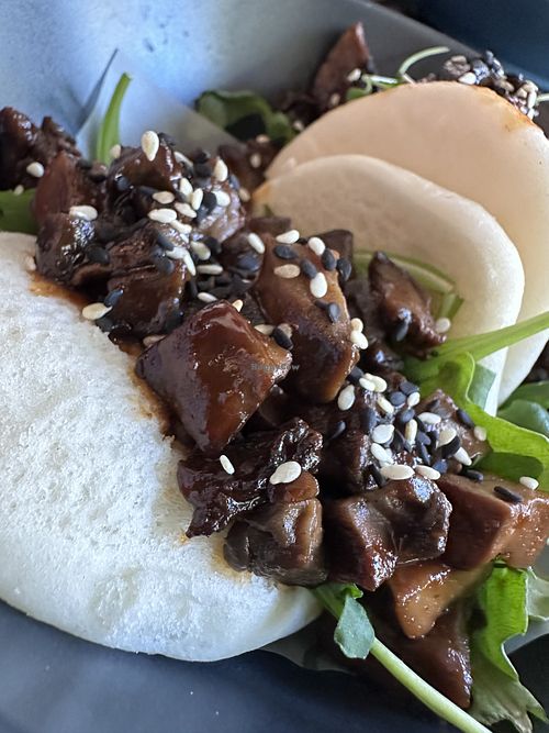 Mushroom Bao  at Bouzy - Bar & Restaurant in Tampa