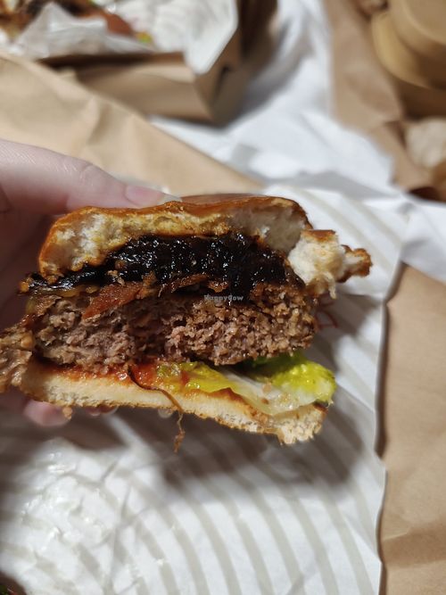 Smokey Robinson burger at Patty & Bun - Liverpool Street in London