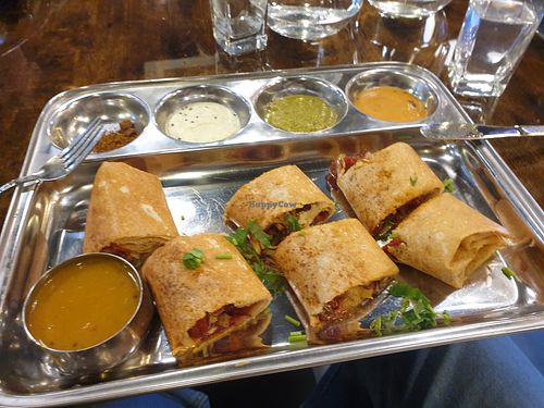 Mushroom manchurian Dosa 7.5/10 at Crispy Dosa Bedford in Bedford