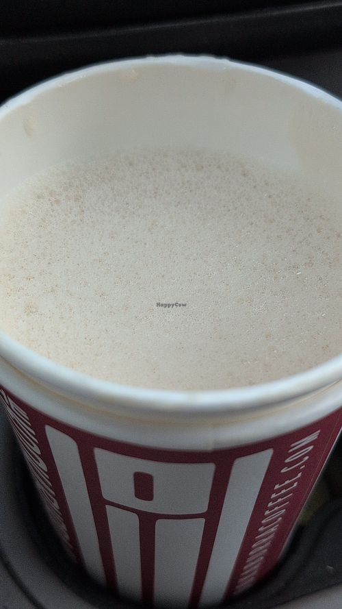 Chai oat milk latte at The Kookaburra 312 in St Augustine