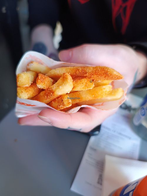 Chips with doner seasoning at German Doner Kebab (GDK) in North West London