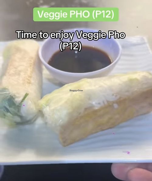Vegan spring rolls  at Hot Pho in Hickory