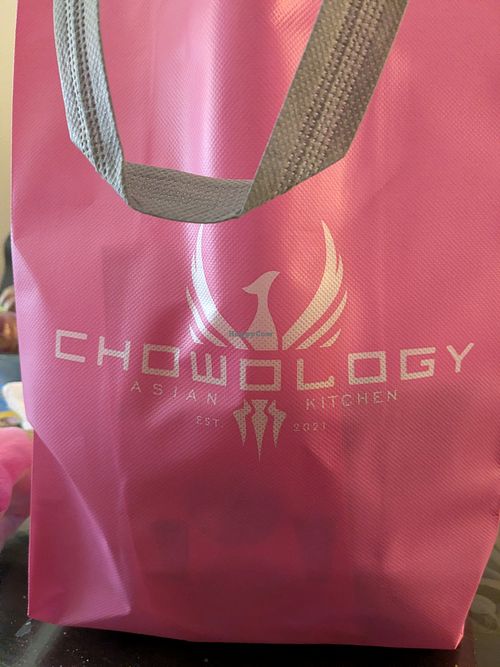 Reusable togo bag at Chowology: Asian Kitchen in Pembroke Pines