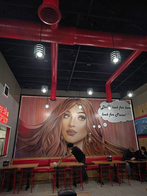 Cool decor at Curry Pizza House - Fishers in Fishers