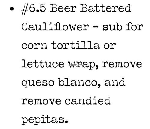 How to customize to make it vegan   at Velvet Taco in Houston