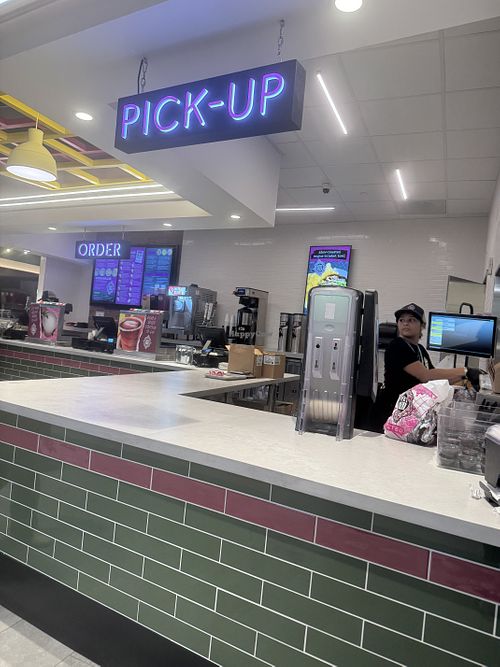 Service area   at Velvet Taco in Houston