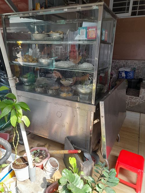 kitchen area at Hủ Tiếu Chay in Ho Chi Minh City