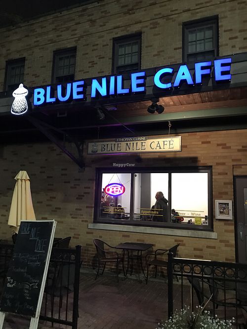 Outside at Blue Nile Cafe in Kansas City
