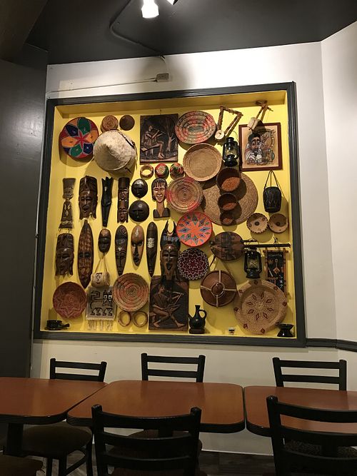 Inside at Blue Nile Cafe in Kansas City