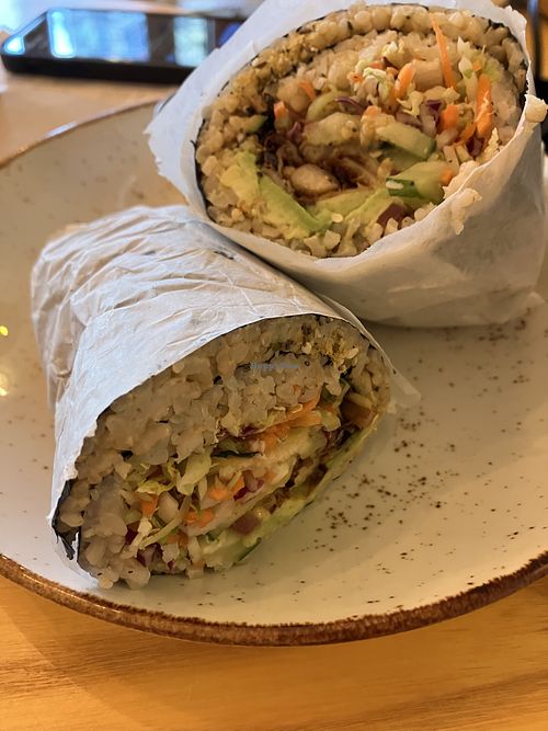 Sushi wrap   at Life Alive Organic Cafe Ballston in Arlington