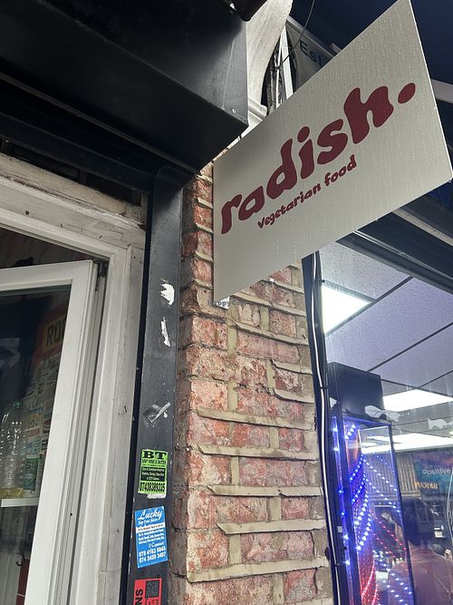 Shop front  at Radish. in London