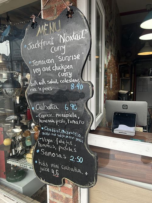 Menu (changes daily)  at Radish. in London